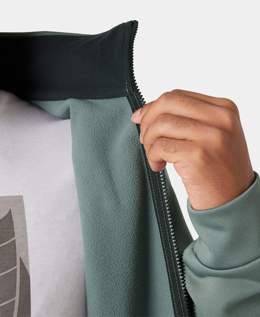 HP FLEECE JACKET 2.0, Grey Cactus - Image 3