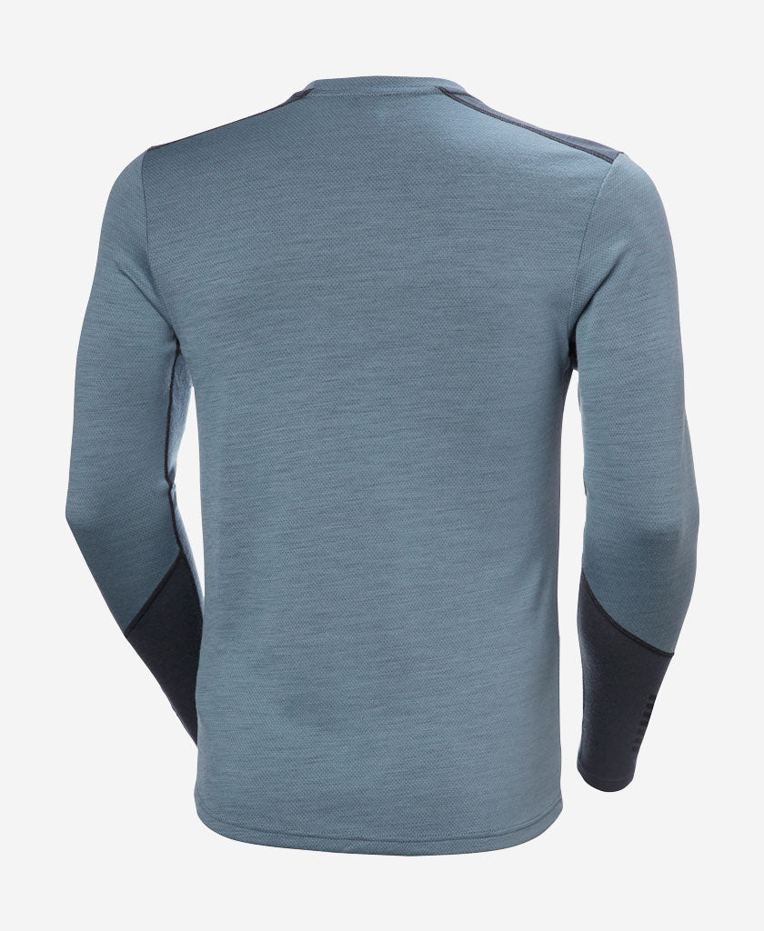 LIFA MERINO MIDWEIGHT CREW, Washed Navy - Image 6