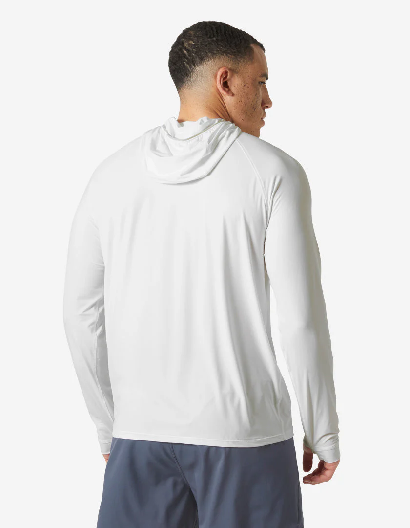 SHINE SOLEN 1/2 ZIP HOODIE, White - Image 2