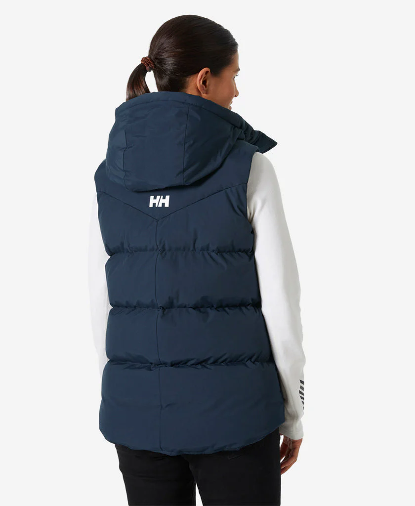 W ADORE PUFFY VEST, Navy - Image 2