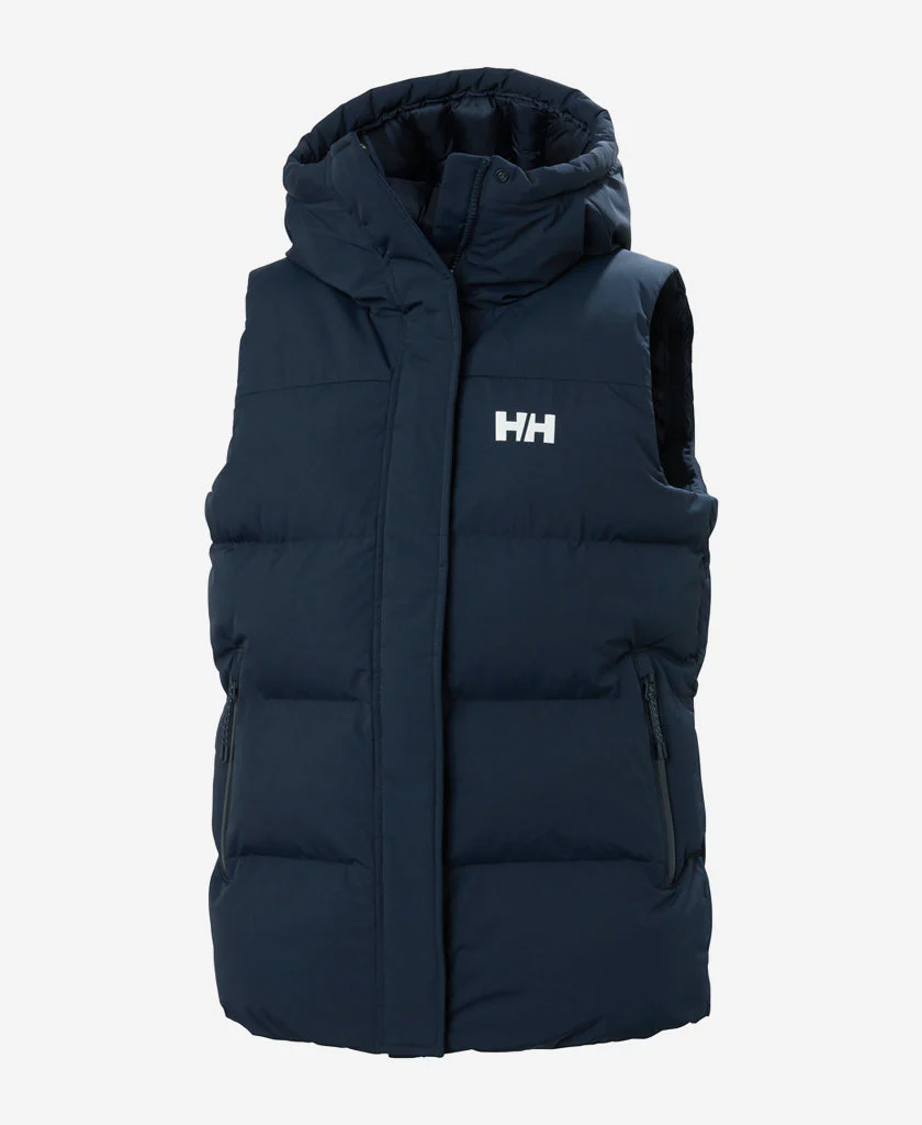 W ADORE PUFFY VEST, Navy - Image 5