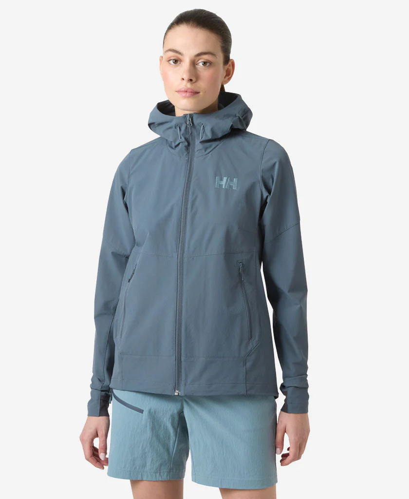 W BLAZE SOFTSHELL HOOD, Alpine Frost