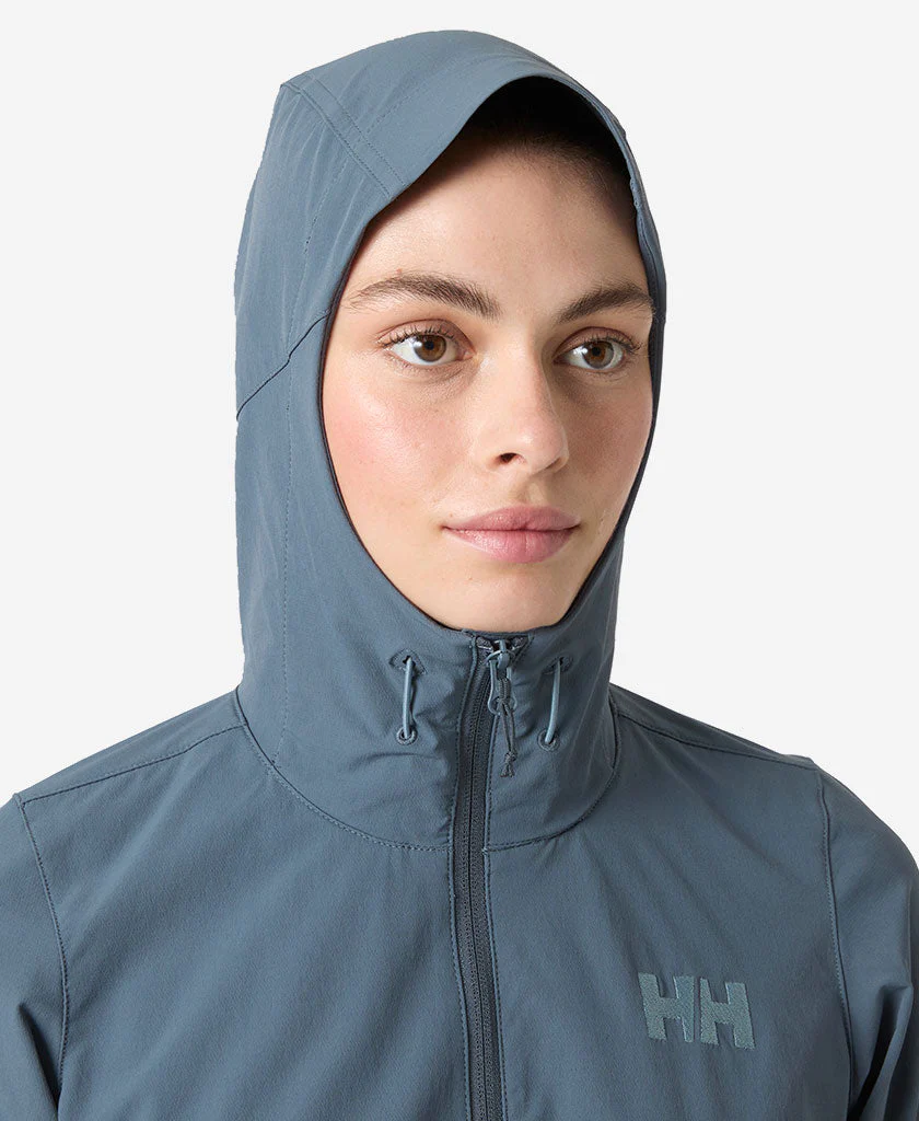 W BLAZE SOFTSHELL HOOD, Alpine Frost - Image 3