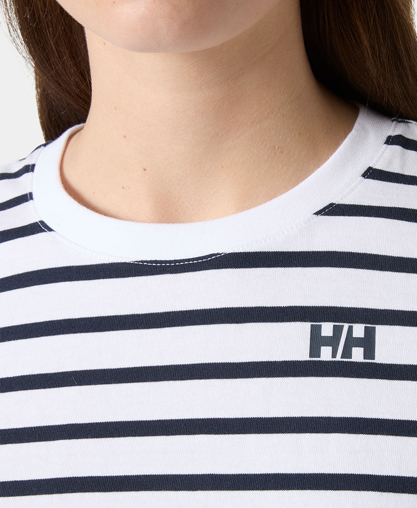 W CORE GRAPHIC T-SHIRT 2.0, White Lifestyle Stripe Yd - Image 3