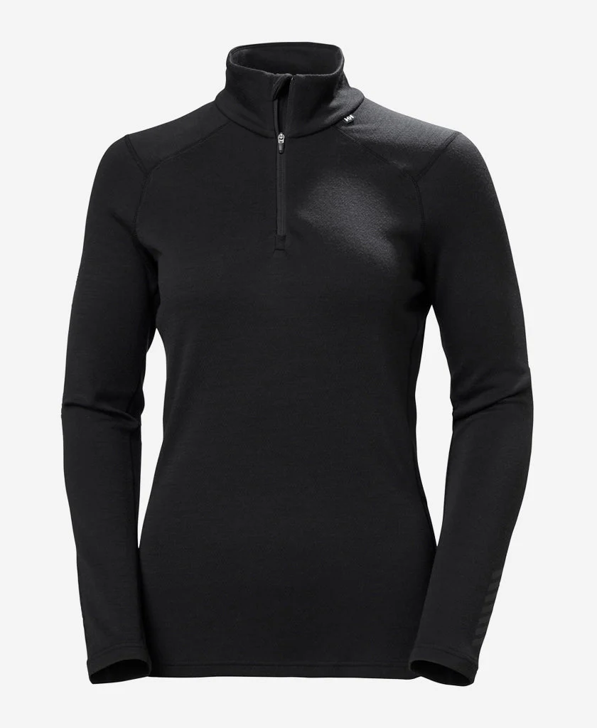 W LIFA MERINO MIDWEIGHT 1/2 ZIP, Black - Image 3