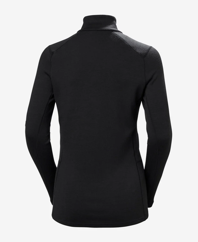 W LIFA MERINO MIDWEIGHT 1/2 ZIP, Black - Image 5